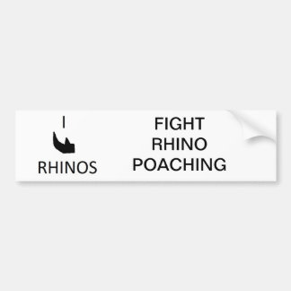 I horn rhino bumper sticker