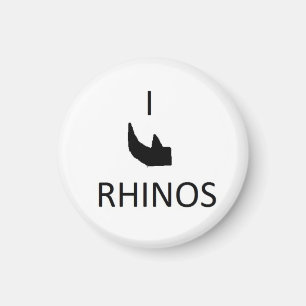 I horn rhinos magnet