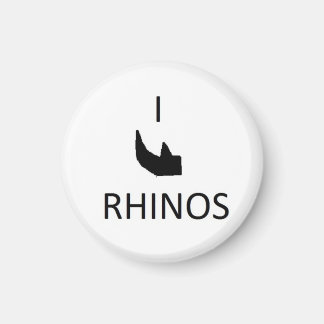 I horn rhinos magnet