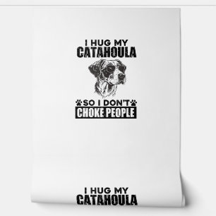 I Hug My Alaskan So I Dont Choke People Funny Dog Wallpaper