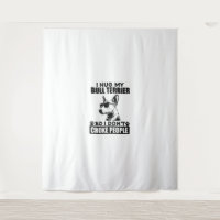 I Hug My Bull Terrier So I Dont Choke People Funny