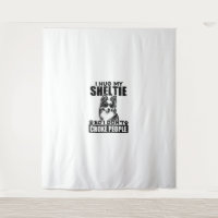 I Hug My Sheltie So I Dont Choke People Funny Dog 