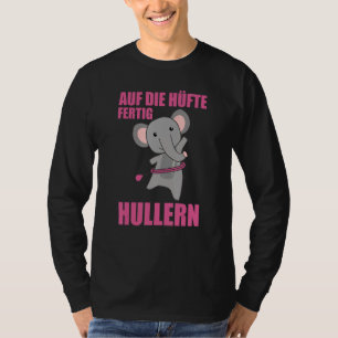 I Huller Smart Hoop Cute Elephant Dance Elephants T-Shirt