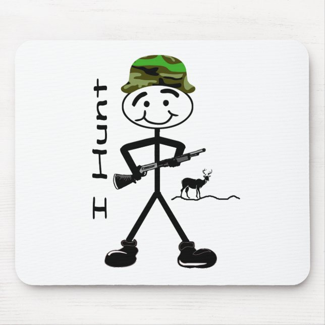 I Hunt Deer Mouse Mat (Front)