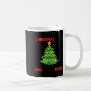 I Identify As A Christmas Tree Lit On The Outside Coffee Mug