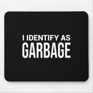 I Identify As Garge For Trump Funny Political Stat Mouse Mat