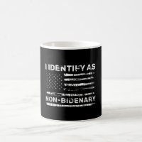 I Identify As Non-Bidenary Vintage American Flag