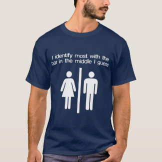 I Identify With he Middle Gender Queer NonBinary T-Shirt