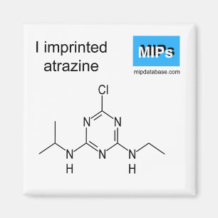 I imprinted atrazine magnet