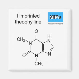 I imprinted theophylline magnet