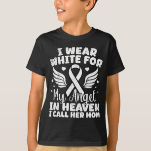 I In White Angel Heaven Lung Cancer T-Shirt