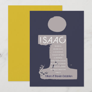 I Initial Collection Bat Bar Mitzvah Invitation