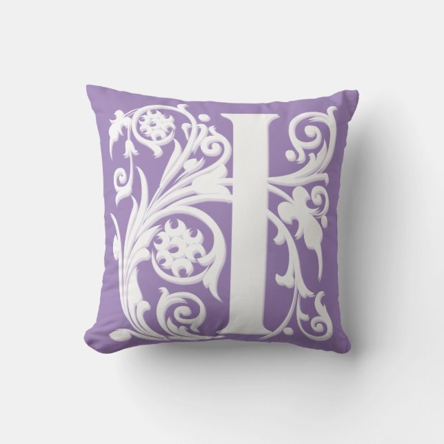 I Initial letter Monogram - Cushion (Front)