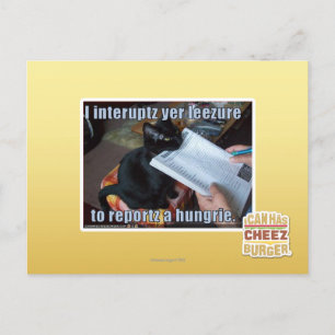 I interupt yer Leezure Postcard