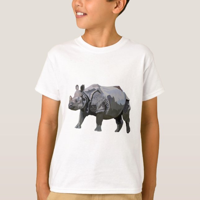 I is for Indian Rhino T-Shirt (Front)