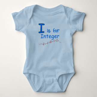 I is for Integer Baby Bodysuit