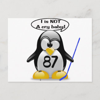 I is NOT a Cry Baby Postcard