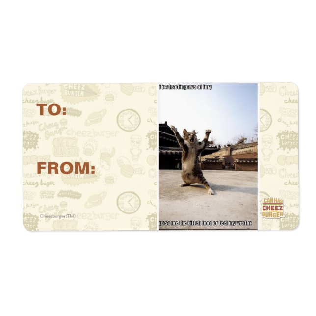 I iz shaolin paws of fury (Front)