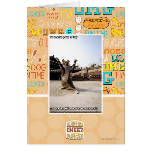 I iz shaolin paws of fury (Front)