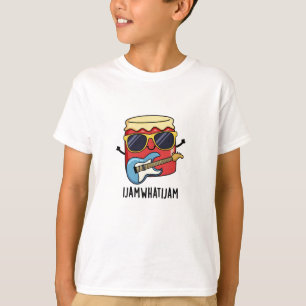 I Jam What I Jam Funny Music Food Pun T-Shirt