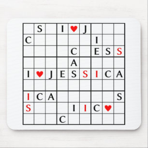 I♥JESSICA MOUSE MAT