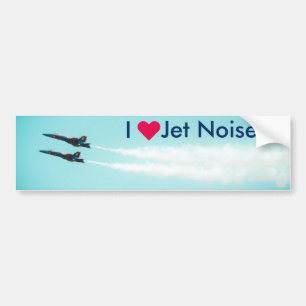 I ♥ Jet Noise - Blue Angels Bumper Sticker