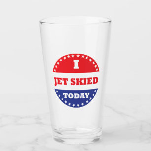 I Jet Skied Today Glass