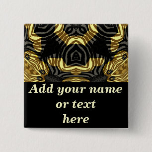 I Joy_ 15 Cm Square Badge