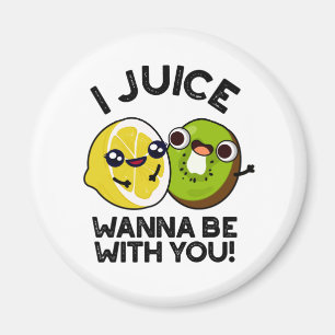 I Juice Wanna Be With You Funny Fruit Pun  Magnet