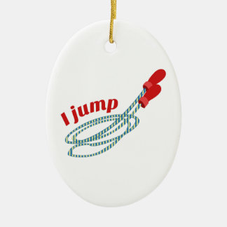 I Jump Ceramic Tree Decoration