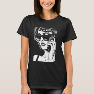 I Just Called Swear Words Funny Sarcastic Pop Art T-Shirt