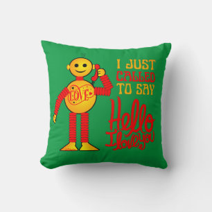 I JUST CALLED TO SAY HELLO I LOVE YOU valentines Cushion