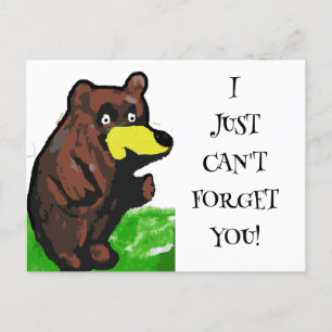 I Just Can't Forget You Postcard