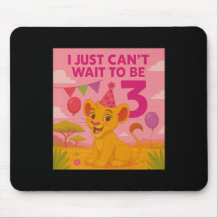 I Just Can't Wait To Be 3 Premium Mouse Mat
