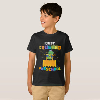 I just Crushed Preschool T Rex Dinosaur Monster T-Shirt