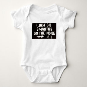I just did 9 months... Baby T-shirt! Bodysuit
