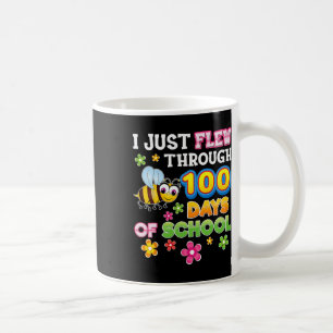 I Just Flew Through 100 Days Of School Bee 100th D Coffee Mug