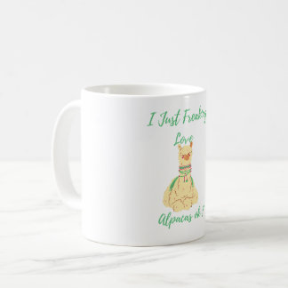 I Just Freaking Love Alpacas ok Coffee Mug