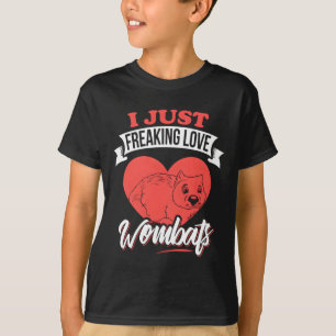I Just Freaking Love Wombats Sticker T-Shirt