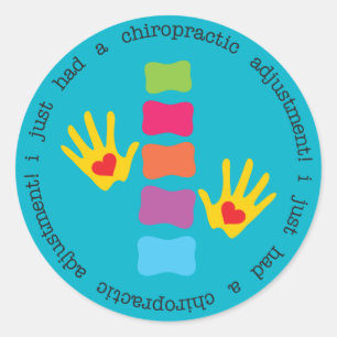 I Just Had a Chiropractic Adjustment Kids Stickers