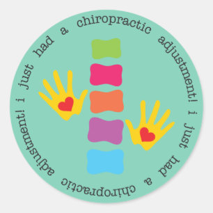 I Just Had a Chiropractic Adjustment Kids Stickers