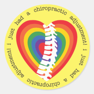 I Just Had a Chiropractic Adjustment Kids Stickers