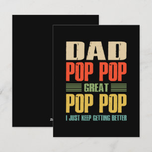 I Just Keep Getting Better Holiday Card
