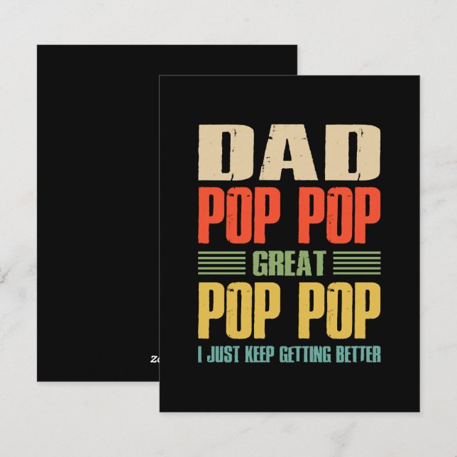  I Just Keep Getting Better Holiday Card (Front/Back)