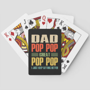 I Just Keep Getting Better Playing Cards