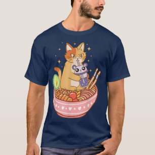 I Just Love Cats And Ramen And Bubble Tea Kawaii A T-Shirt