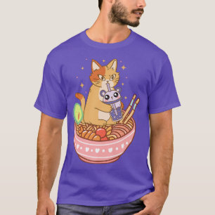 I Just Love Cats And Ramen And Bubble Tea Kawaii A T-Shirt