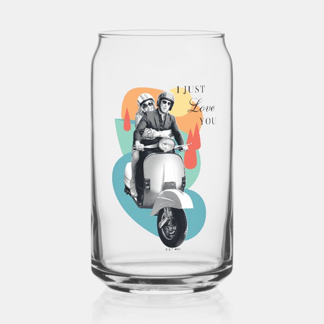 "I Just Love You" Tanya & Greg - The White Lotus Can Glass (Front)