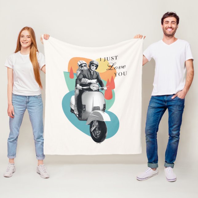 "I Just Love You" Tanya & Greg - The White Lotus Fleece Blanket (In Situ)