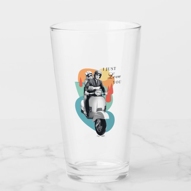 "I Just Love You" Tanya & Greg - The White Lotus Glass (Front)